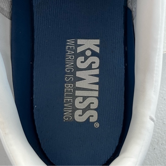 K-Swiss Men’s Classic VN Sneaker 5 Stripe Size 11.5 K Swiss Logo On Tongue - Picture 3 of 10